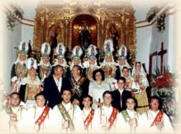 Mayordomía 2001 y mayordomos nuevos