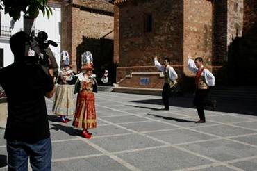 Un equipo de la Televisión de Castilla y León visita la Huelva más desconocida